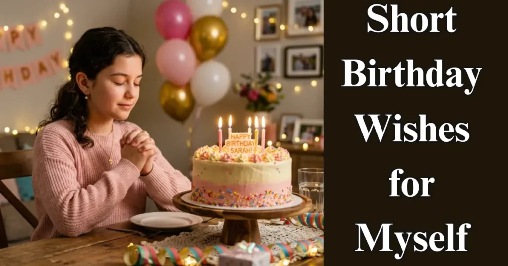 2. Short Birthday Wishes for Myself