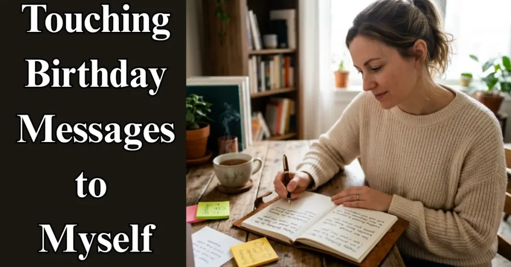 3. Touching Birthday Messages to Myself