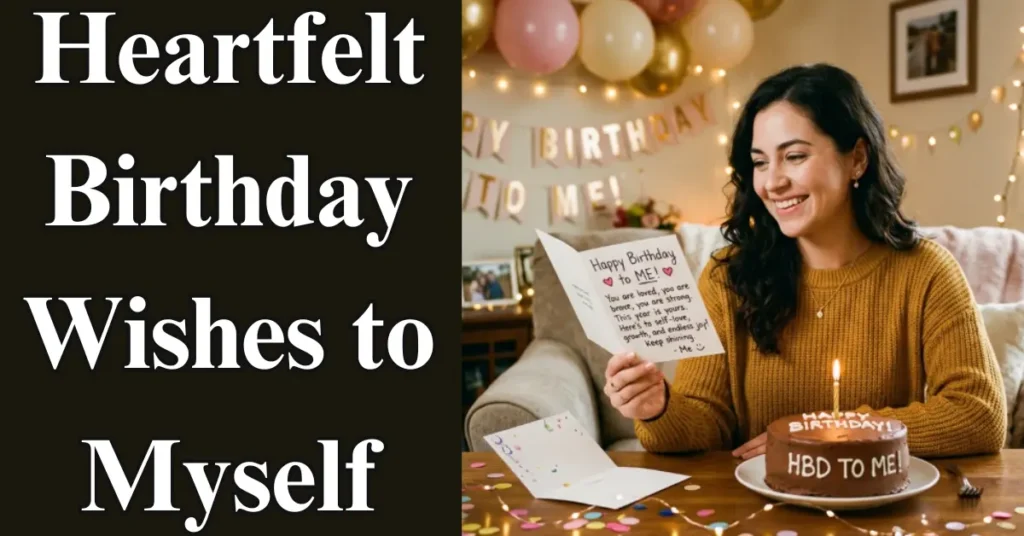 4. Heartfelt Birthday Wishes to Myself