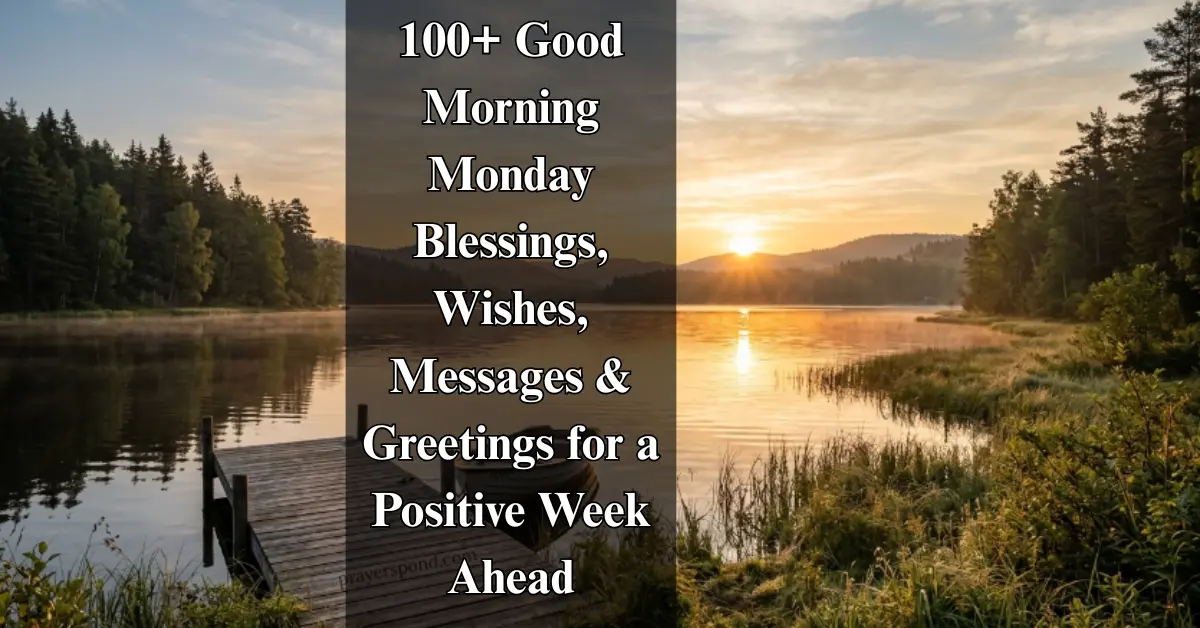 100+ Monday Blessings [Positive & Inspiring Wishes]